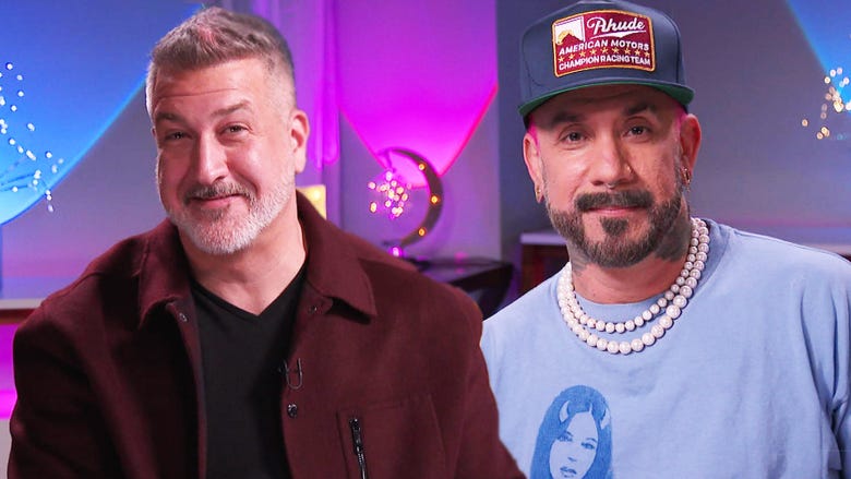 Joey Fatone and AJ McLean on Their Accomplishments Cringe Moments and New Tour | Spilling the E-Tea